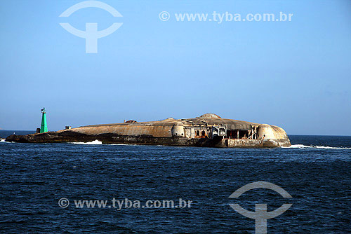  Fortaleza da Laje na entrada da Baía da Guanabara - Rio de Janeiro - RJ - Brasil - Janeiro de 2008  - Rio de Janeiro - Rio de Janeiro - Brasil