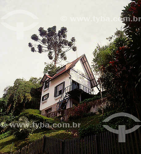  Casa de Santos Dumont em Petrópolis - Região serrana do Rio de Janeiro - Brasil  - Petrópolis - Rio de Janeiro - Brasil