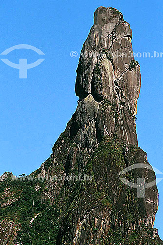  Dedo de Deus, pico assim denominado por sugerir a forma de um dedo indicador apontado para o céu - Parque Nacional da Serra dos Órgãos - Teresópolis - Região serrana do estado do Rio de Janeiro - Brasil  - Teresópolis - Rio de Janeiro - Brasil