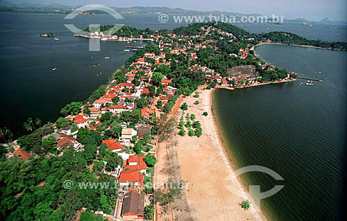  Vista aérea de Paquetá, ilha na Baía de Guanabara - RJ - Brasil  - Paquetá - Rio de Janeiro - Brasil