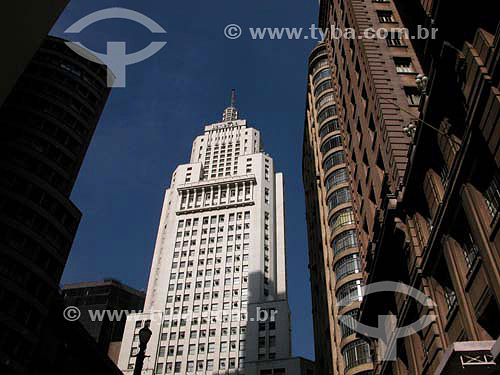  Prédio do Banespa e Edificio Martinelli no início da Av. São João - centro de  São Paulo - SP - Brasil  - São Paulo - São Paulo - Brasil