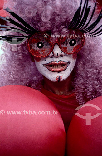  Folião de carnaval - Rio de Janeiro - RJ - Brasil  - Rio de Janeiro - Rio de Janeiro - Brasil