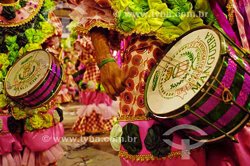  Bateria da Mangueira - Carnaval - Rio de Janeiro - RJ - Brasil - Carnaval 2006  - Rio de Janeiro - Rio de Janeiro - Brasil