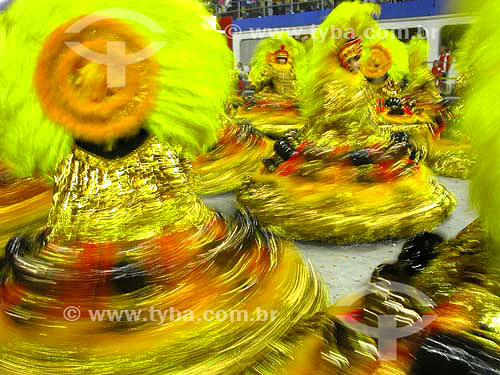  Baianas da escola de Samba Gaviões da Fiel - Carnaval de São Paulo - SP - Brasil        - São Paulo - São Paulo - Brasil