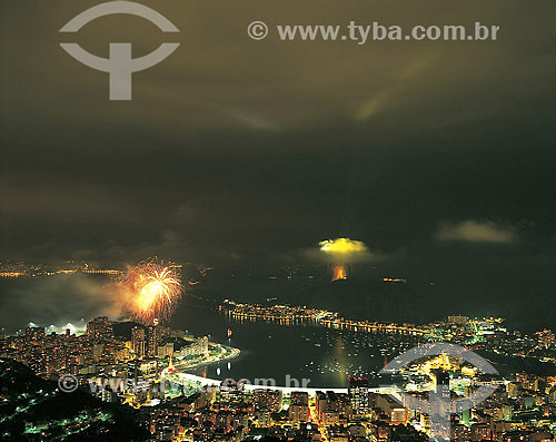  Fogos de artifício na Enseada de Botafogo - Rio de Janeiro - RJ  - Rio de Janeiro - Rio de Janeiro - Brasil