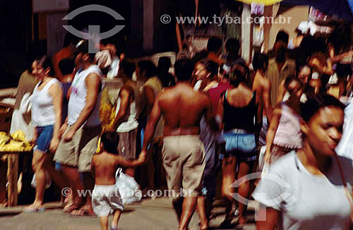  Pessoas na Rocinha - Rio de Janeiro - RJ - Brasil  - Rio de Janeiro - Rio de Janeiro - Brasil