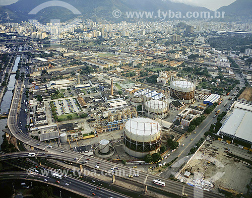  Vista aérea do Gasômetro - Rua Francisco Bicalho - Sâo Cristovão - Rio de Janeiro - RJ - Brasil - 2007  - Rio de Janeiro - Rio de Janeiro - Brasil