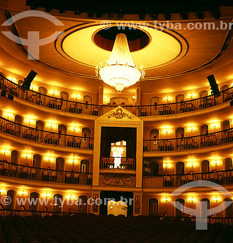  Interior doTeatro Arthur Azevedo - São Luis - MA - Brasil  - São Luiz - Maranhão - Brasil