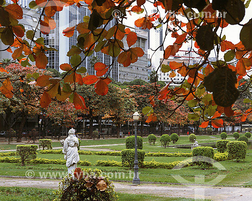  Praça Paris e parte do bairro da Glória - Rio de Janeiro - RJ - Brasil / Data: 2006 