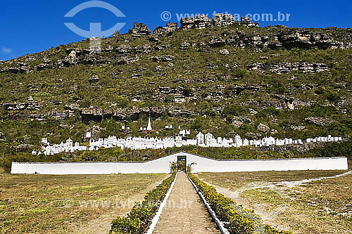  Cemitério bizantino em Mucuge - Chapada Diamantina -  BA - Brasil  - Bahia - Brasil