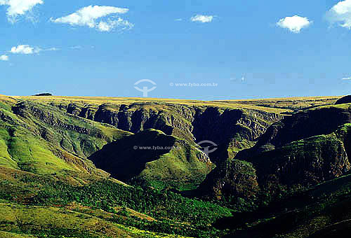  Assunto: Vista do Parque Nacional da Serra da Canastra / Local: São Roque de Minas - Minas Gerais (MG) - Brasil / Data: 2006 