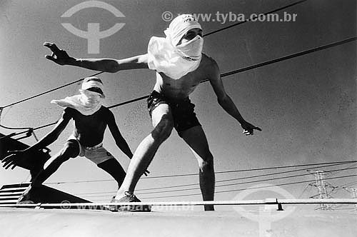  Surfistas de trem - Problema urbano - Rio de Janeiro  - Rio de Janeiro - Rio de Janeiro - Brasil