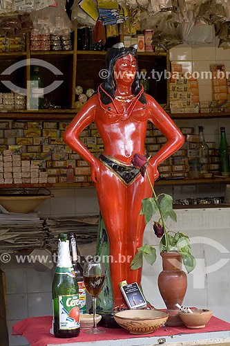  Estátua de oferendas no Mercado das Sete Portas - Salvador - BA - Brasil  - Salvador - Bahia - Brasil