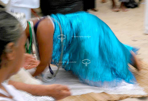  Religião Afro-brasileira - cultos para Iemanjá durante o reveillon 2004 - Copacabana - Rio de Janeiro - RJ - Brasil  - Rio de Janeiro - Rio de Janeiro - Brasil