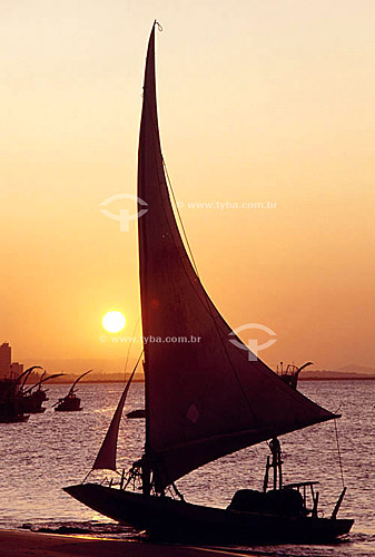  Embarcação - Jangadas - Fortaleza - Ceará - Brasil  - Fortaleza - Ceará - Brasil