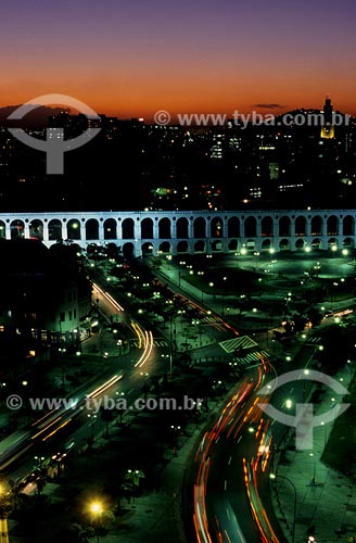  Assunto: Vista noturna dos Arcos da Lapa
Local: Centro do Rio de Janeiro - RJ
Data: 2008 