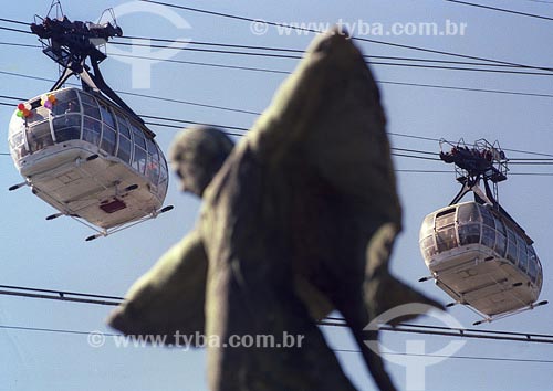  Assunto: Estátua e bondinhos do Pão de Açúcar
Local: Rio de Janeiro - RJ
Data: 