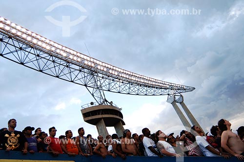  Assunto: Torcida do Corinthians em jogo no estádio Morumbi / Local: São Paulo - SP / Data: 03/2008 