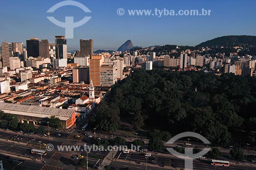  Assunto: Vista Panorâmica do Centro do Rio de Janeiro / Local: Bairro Centro - Rio de Janeiro - RJ - Brasil / Data: 03/2008 