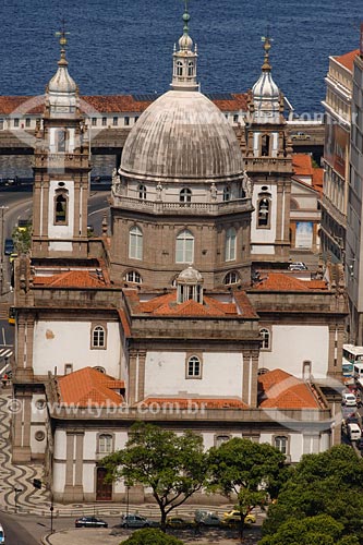  Assunto: Igreja da Candelária  na Avenida Presidente Vargas
 / Local: Bairro Centro - Rio de Janeiro - RJ - Brasil / Data: 01/2008 