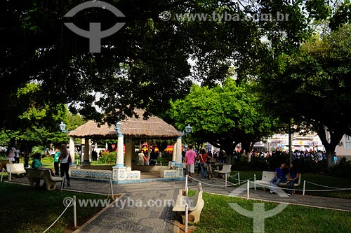  Santo Antônio de Pádua - Coreto na Praça Visconde Figueira - Noroeste Fluminense - Rio de Janeiro  - Resende - Rio de Janeiro - Brasil