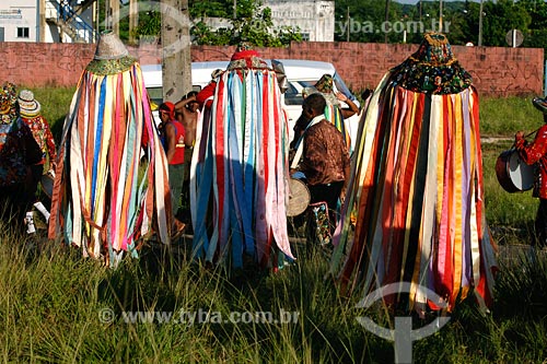  Assunto: Brincantes em Madre Deus, próximo a Capela São Pedro / Local: São Luis - MA / Data: 08/2008 