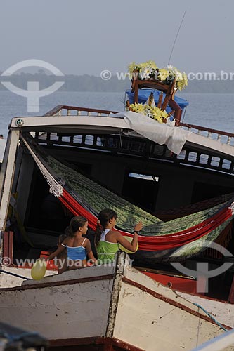  Assunto: Barco com imagem de Nossa Senhora de Nazaré / Local: Belém (PA) / Data: 13 de Outubro de 2008 