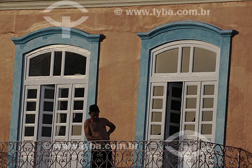  Assunto: Detalhe de casarío no centro histórico / Local: Belém (PA) / Data: 13 Outubro de 2008 