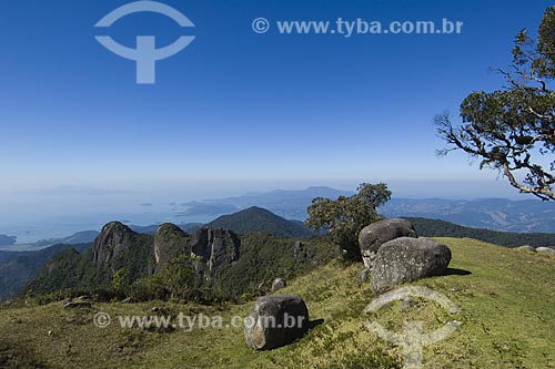  Assunto: Baía de Ilha Grande vista da Pedra da Macela / 
Local : Cunha - SP / 
Data : Julho de 2007 