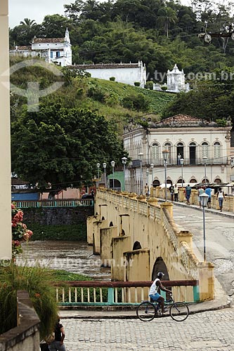  Assunto: Ponte da Conceição (construída em 1857 pelo barão de Taítinga) / Local: Nazaré das Farinhas (BA) / Data: 17 de Julho de 2008 