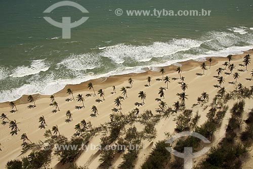  Assunto: Vista aérea de praia / Local: Fortaleza - Ceará (CE) - Brasil / Data: Janeiro de 2009 