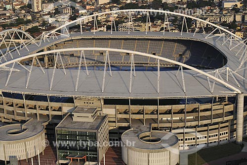  Assunto: Vista aérea do Estádio Olímpico João Havelange / 
Local: Rio de Janeiro - RJ - Brasil / 
Data: Novembro de 2008 