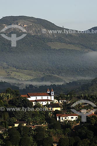  Assunto: Igreja Nossa Senhora do Rosário (século XVIII - 18) / Local:  Vila de Cocais - Distrito de Barão de Cocais - Minas Gerais (MG) - Brasil / Data: 23/04/2009 