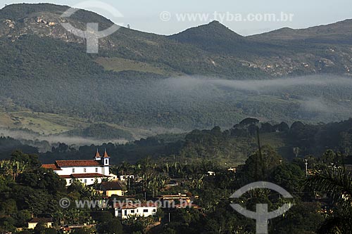  Assunto: Igreja Nossa Senhora do Rosário (século XVIII - 18) / Local:  Vila de Cocais - Distrito de Barão de Cocais - Minas Gerais (MG) - Brasil / Data: 23/04/2009 