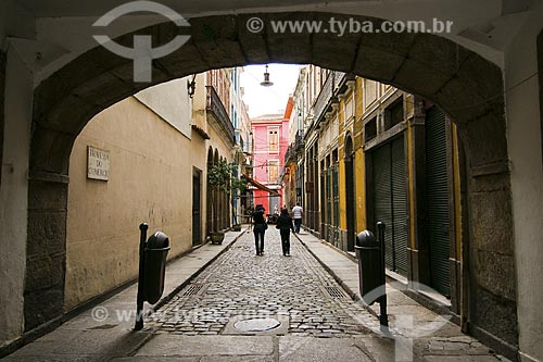  Assunto: Arco do Teles na Travessa do Comércio / 
Local: Centro - Rio de Janeiro - RJ - Brasil / 
Data: Dezembro de 2008 