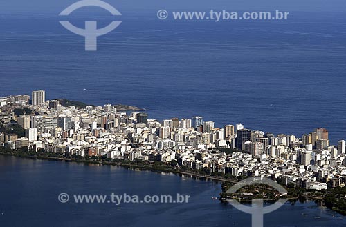  Assunto: Bairro de Ipanema, localizado entre o mar e a Lagoa Rogrigo de Freitas / Local: Rio de Janeiro / Data: 2008 