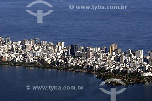  Assunto: Bairro de Ipanema, localizado entre o mar e a Lagoa Rogrigo de Freitas / Local: Rio de Janeiro - RJ - Brasil / Data: 2008 