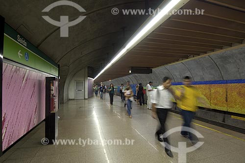  Assunto: Estação de Metrô em São Paulo / Local: São Paulo - São Paulo (SP) - Brasil / Data: Outubro de 2007 