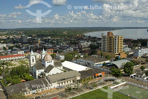  Asunto: Vista de cima do centro da cidade de Porto Velho com Rio Madeira ao fundo / Local: Porto Velho - Rondonia - Brasil / Data: 06/2008 