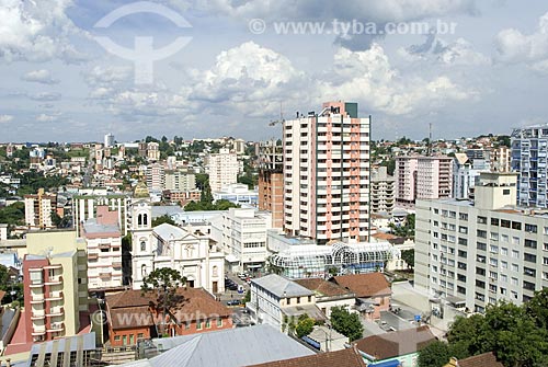  Assunto: Vista de cima da cidade de Bento Gonçalves / 
Local: Bento Gonçalves - Rio Grande do Sul - Brasil / 
Data: 03/2008 