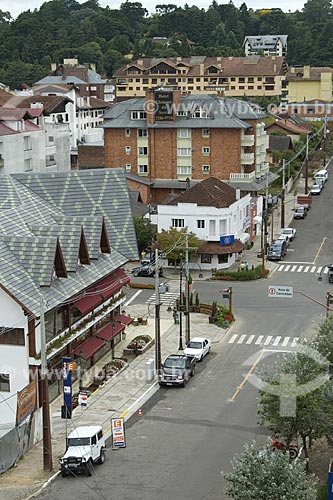  Assunto: Vista de cima da cidade de Gramado  / 
Local: Gramado - Rio Grande do Sul - Brasil / 
Data: 03/2008 