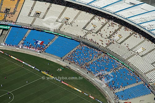  Assunto: Vista aérea do Maracanã em dia de jogo - Vasco x Bahia / Local: Maracanã - Rio de Janeiro - RJ - Brasil / Data: Outubro de 2009 