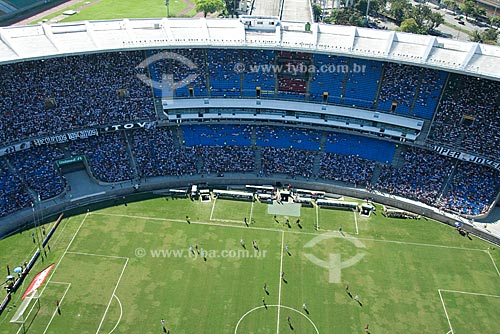  Assunto: Vista aérea do Maracanã em dia de jogo - Vasco x Bahia / Local: Maracanã - Rio de Janeiro - RJ - Brasil / Data: Outubro de 2009 