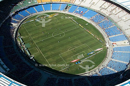  Assunto: Vista aérea do Maracanã em dia de jogo - Vasco x Bahia / Local: Maracanã - Rio de Janeiro - RJ - Brasil / Data: Outubro de 2009 