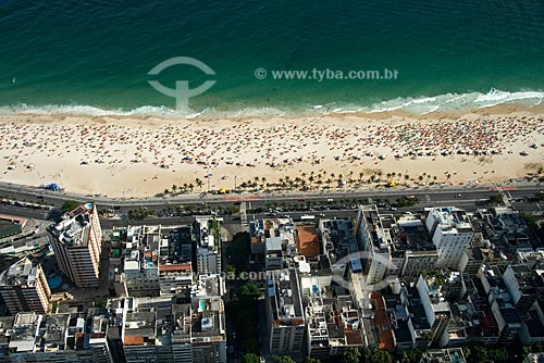  Assunto: Vista aérea da praia de Ipanema / Local: Rio de Janeiro - RJ - Brasil / Data: Outubro de 2009 
