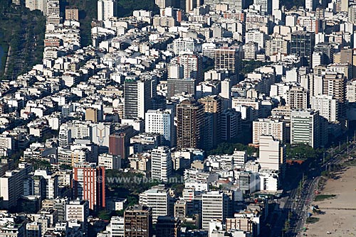  Vista do bairro do Leblon, de cima do Morro Dois Irmãos  - Rio de Janeiro - Rio de Janeiro - Brasil