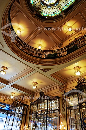  Assunto: Interior da Confeitaria Colombo (1894) - Estilo Art Nouveau  / Local:  Travessa do Ouvidor - Centro - Rio de Janeiro - RJ  / Data: Agosto de 2009 