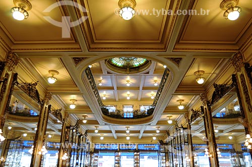  Assunto: Interior da Confeitaria Colombo (1894) - Estilo Art Nouveau  / Local:  Travessa do Ouvidor - Centro - Rio de Janeiro - RJ  / Data: Agosto de 2009 