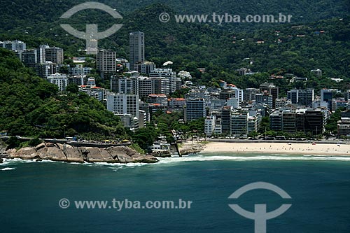  Assunto: Vista aérea da Avenida Niemeyer, do Pontão e da Praia do Leblon / Local: Rio de Janeiro - RJ - Brasil / Data: 11/2009 