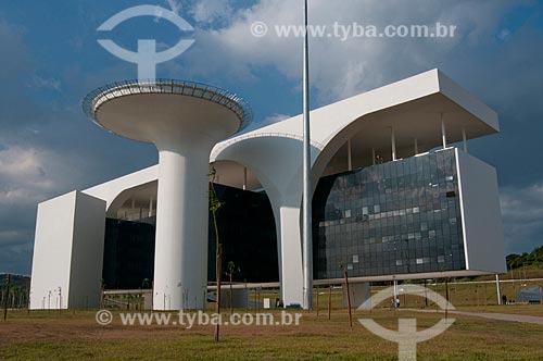  Assunto: Cidade Administrativa Presidente Tancredo Neves - Palácio Tiradentes - projeto arquitetônico assinado por Oscar Niemeyer  / Local:  Belo Horizonte - MG - Brasil  / Data: 28/04/2010 